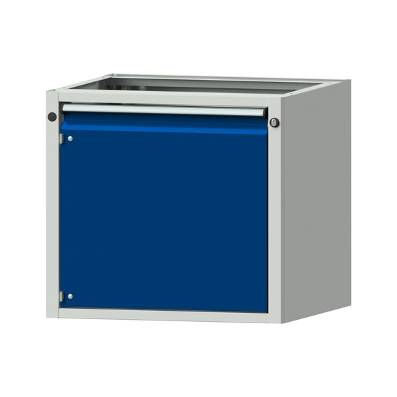 Base cabinet V/T - BL, model 1801, RAL 7035/RAL 5010 - Base cabinet for workbench (workshop)