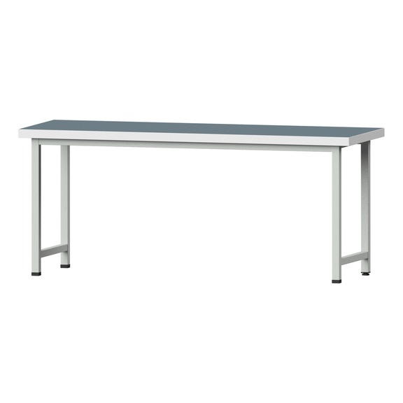 Work table, model 170, UBP 50 mm, RAL 7035, 850 x 2000 x 800 mm - Working table 2000 mm static