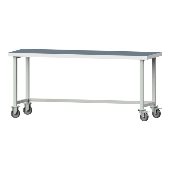 Work table, model 80, UBP 50 mm, RAL 7035, 900 x 2000 x 700 mm - Working table 2000 mm movable