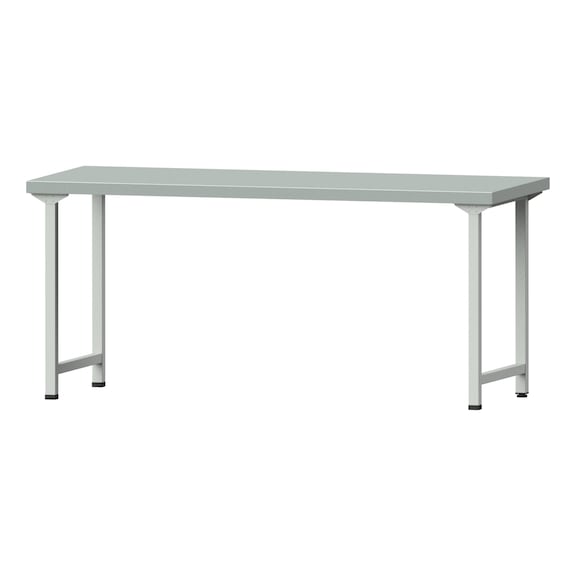 Work table, model 170, ZBP 50 mm, RAL 7035, 900 x 2000 x 800 mm - Working table 2000 mm static