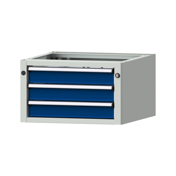 Unterbauschrank V/T - KS, Modell 904, RAL 7035/RAL 5010 - Unterbauschrank für Werkbank