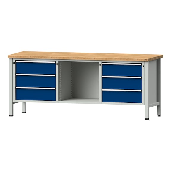 ANKE Cabinet workbench 3 blocks models 120 - 127