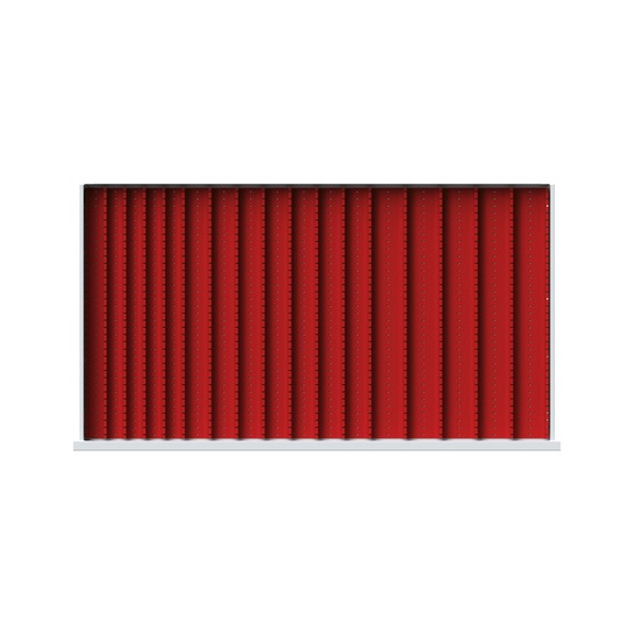 Muldenplatten für Schwerlastschrank 1085 ohne Mittelwand Tiefe 630 mm - Schubladenorganisationsmaterial (Werkstatteinrichtung, Teile)