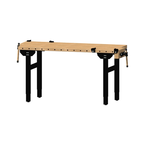 Universal table model 514, 1-2 workstations, 835 x 1500 x 650 mm - Universal workbench