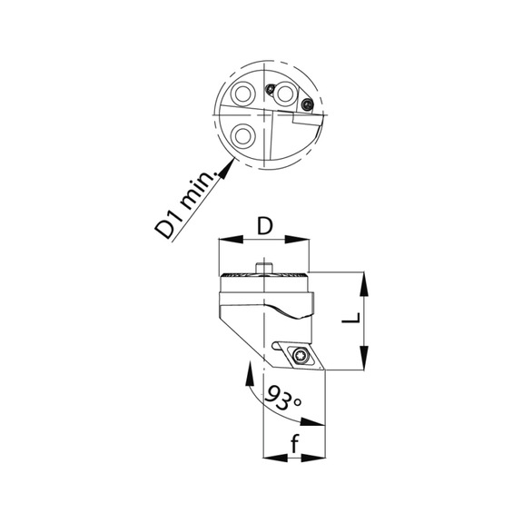 Wechselschneidkopf &Oslash; 40 - SDUCL - DC..11 T3.. - Wechselschneidkopf &Oslash; 40