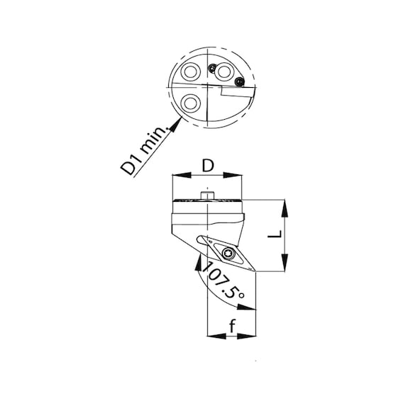 Boring bars thread cutting