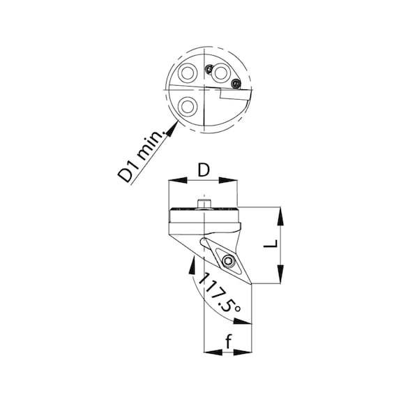 Wechselschneidkopf Ø 32 - SVPBL - VB..16 04.. - Wechselschneidkopf Ø 32