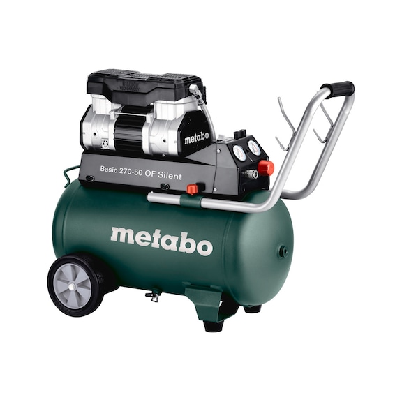 METABO Basic 270-50 OF Silent compressor 1.5 kW 130 l/min 10 bar 601594000 - Mobile compressor (compressed air)