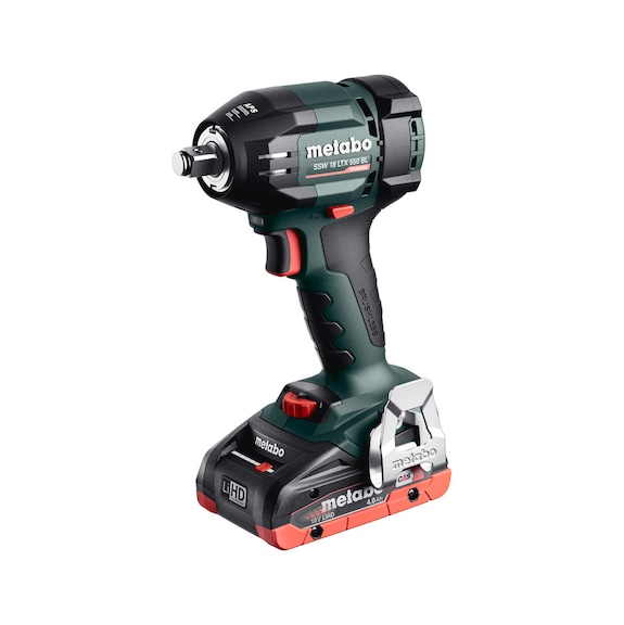 METABO cordless impact wrench SSW 18 LTX 550 BL 4 Ah 2 LiHD battery 602404800 - Impact wrench (cordless)