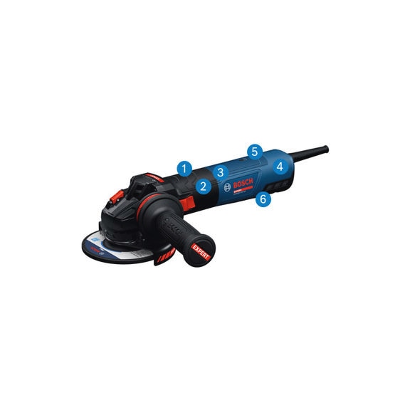 Angle grinder EXPERT EXWS20-125TSB 2000W 9700 rpm M14 - Angle grinder (electric)