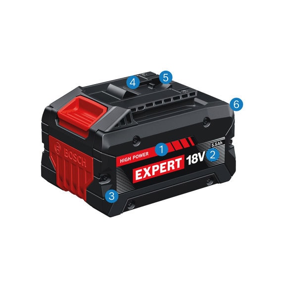 Akkupack EXPERT 4x EXBA18V-55 - Akku-Pack