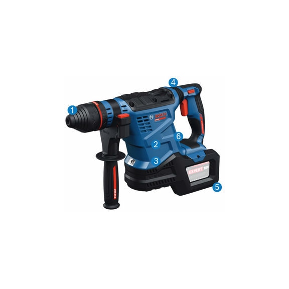 Cordless hammer drill EXPERT with SDS plus EXBH18V-32F without battery - Hammer drill (cordless)