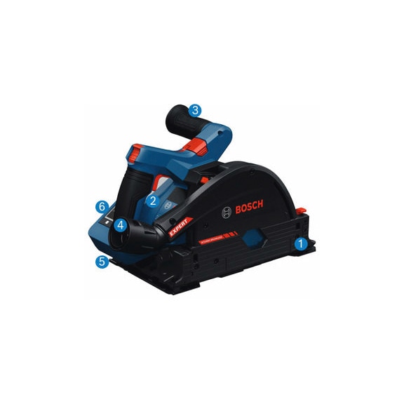 Cordless plunge saw EXPERT BITURBO EXKT18V-52G, L-BOXX 238 without battery - Saw (cordless)