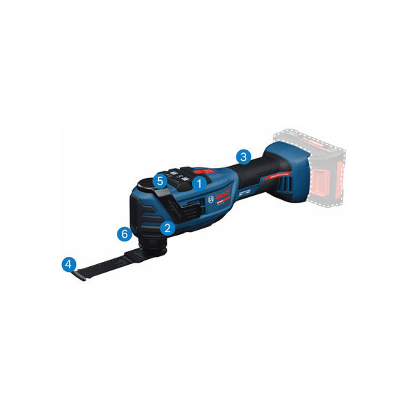 Cordless multi-cutter EXPERT EXOP18V-40, L-BOXX 136 without battery - Oscillator (cordless)