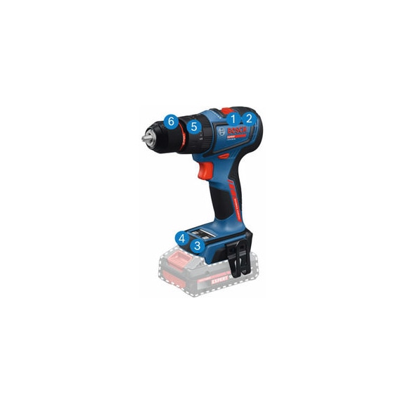 Cordless hammer drill EXPERT EXSB18V-90, L-BOXX 136 without battery - Impact wrench (cordless)