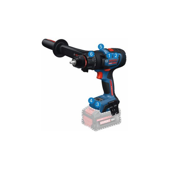 Cordless impact drill EXPERT EXSB18V-150 with 2 batteries EXBA18V-80, L-BOXX 136 - Impact wrench (cordless)