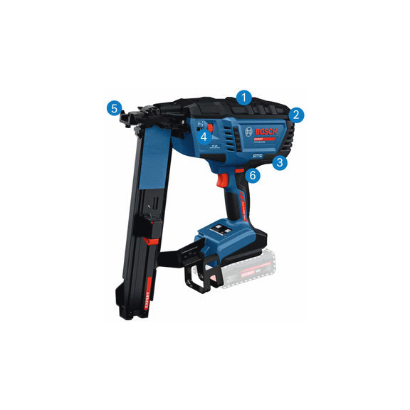 Cordless wood stapler EXPERT EXTH18V-50M, XL-BOXX without battery - Lead nibbler (battery)