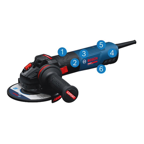 Angle grinder EXPERT EXWS20-150SB 2000W 9700 rpm M14 - Angle grinder (electric)