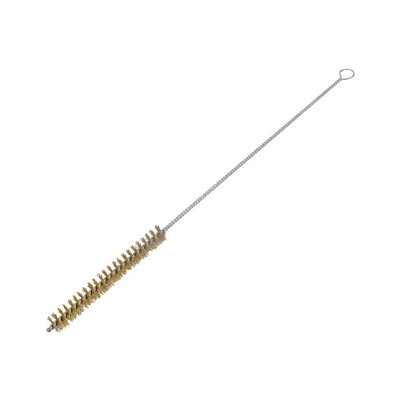 Nozzle brush bristles made of corrugated brass wire, diameter 18X100X300 mm - Nozzle brush