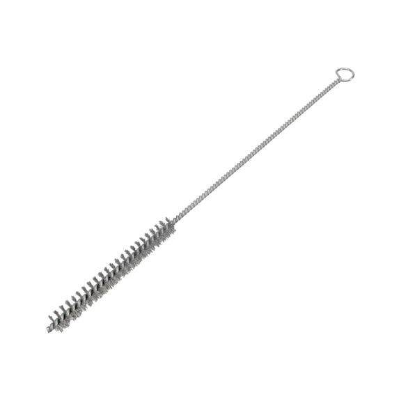 Nozzle brush made of corrugated V2A wire, diameter 4x100x300 mm - Nozzle brush