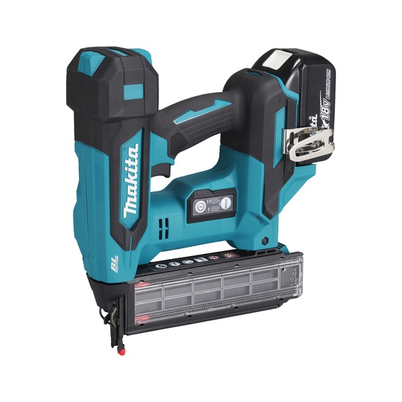 MAKITA cordless brad nailer 18V 5Ah 18ga pin length 15-50mm with 2 batteries DBN501RTJ - Cordless nailer LXT 18V