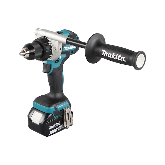 MAKITA cordless drill/driver 18V 5 Ah 141 Nm 2100 rpm with 2 batteries DDF492RTJ - Cordless drill LXT 18V