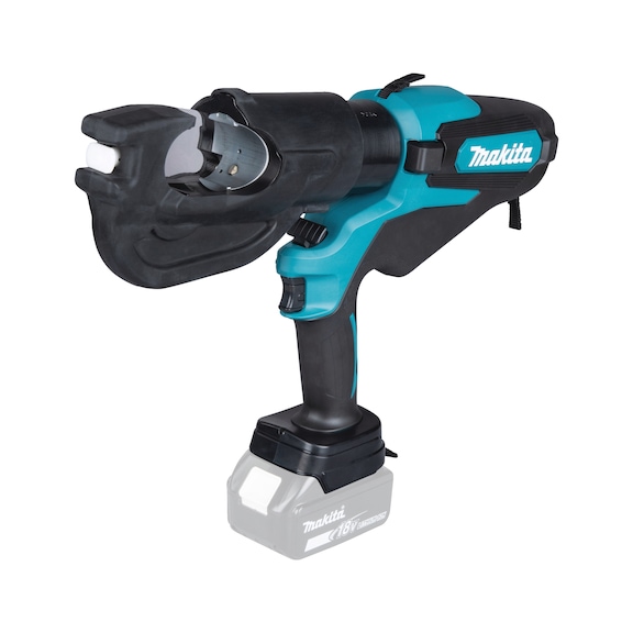 MAKITA cordless pressing tool 18V pressing force 120kN ram stroke 42mm without battery DTC302ZK - Cordless press tool