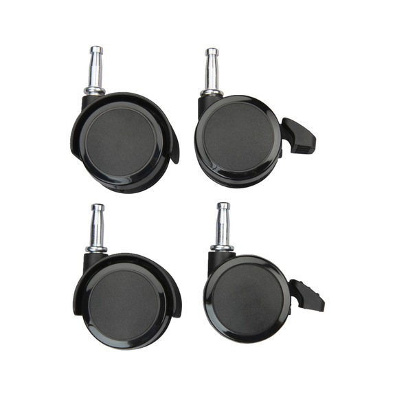 MAKITA 4-piece roller set 4 4 swivel castors 2 brakes 1915G5-1 - Other accessories for hoovers and extractors
