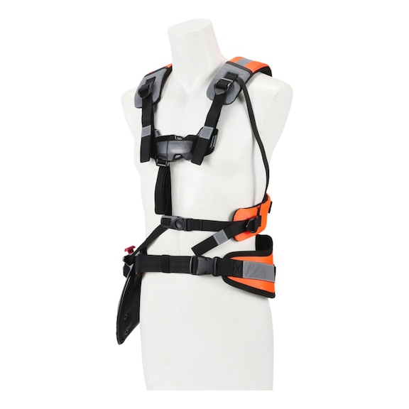 MAKITA Forestry Suspenders, Signal Red 1915M4-5 - Braces