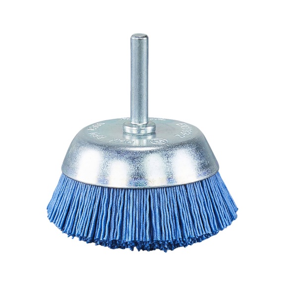 MAKITA Cup brush diameter 63 mm Nylon fine Round shank C240 blue D-45543 - Cup brush