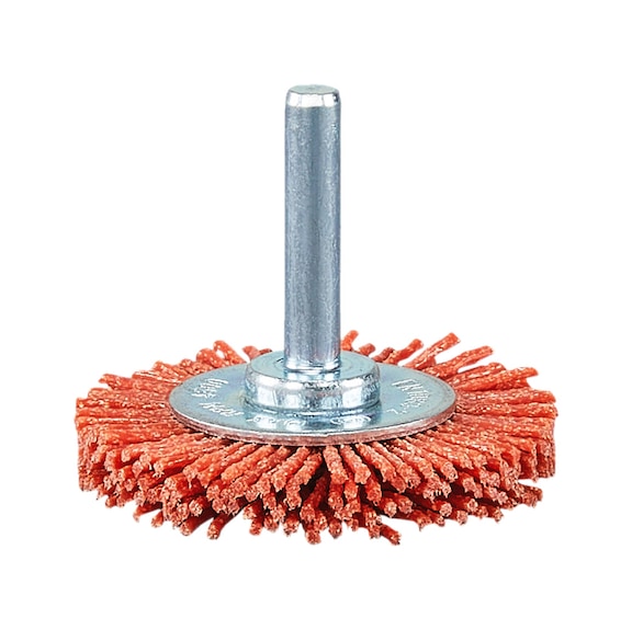 MAKITA Round brush Diameter 50 mm Nylon coarse Round shaft C80 orange D-45571 - Round brush