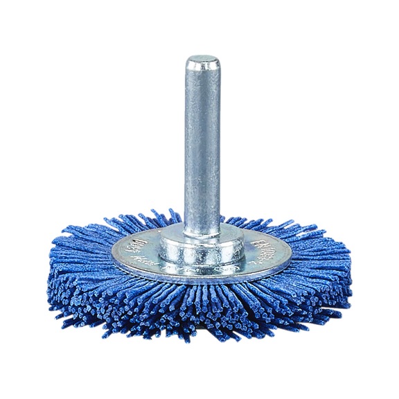 MAKITA Round brush Diameter 50 mm Nylon fine Round shaft C240 blue D-45624 - Round brush