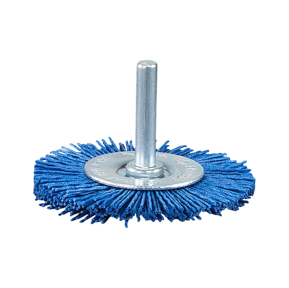 MAKITA Round brush Diameter 63 mm Nylon fine Round shaft C240 blue D-45630 - Round brush