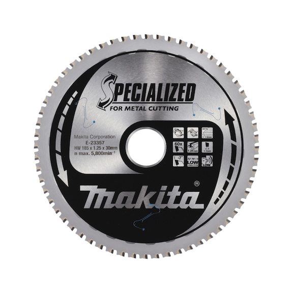 MAKITA Specialised circular saw blade Diameter 185 mm Bore 30 mm 65 teeth E-23357 - SPECIALIZED saw blades