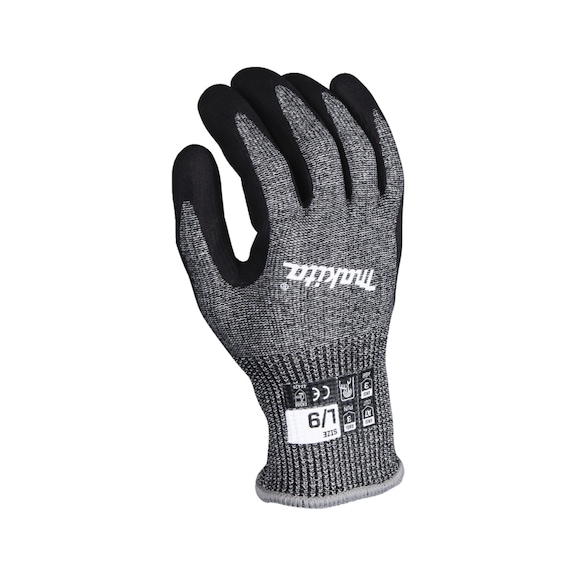 MAKITA work gloves size L (9) Cut resistance F/7 P-84729 - Nitrile gloves