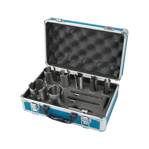 MAKITA Multi-purpose hole saw set HM 9-piece D-51297 - HSS bi-metal hole saw sets