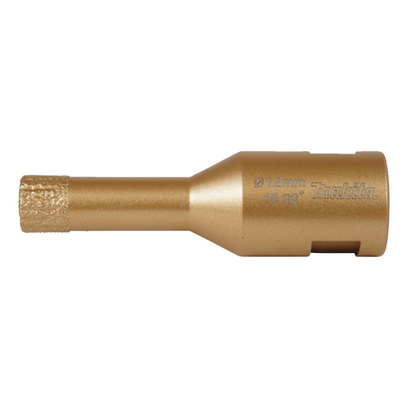 MAKITA diamond core drill bit diameter 12 mm M14 dry drilling D-79946 - Diamond hollow core bits