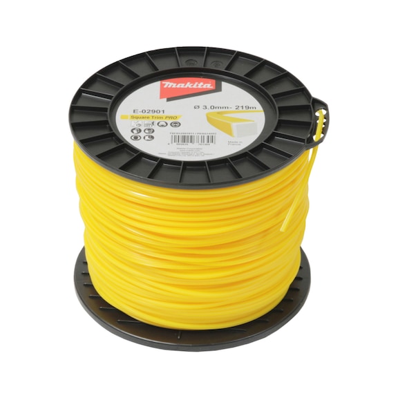 MAKITA mowing line, square, 3 mm, 219 m, Square Trim PRO reinforced, long life, E-02901 - Mowing threads