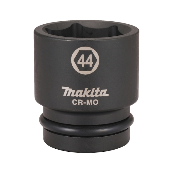 MAKITA Impact Socket 1 inch SW44 Length 70 mm incl. O-ring and pin CR-MO E-24614 - Impact sockets 1"