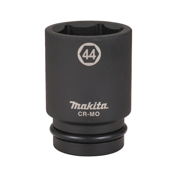 MAKITA Impact Socket 1 inch SW44 Length 90 mm incl. O-ring and pin CR-MO E-24767 - Impact sockets 1"