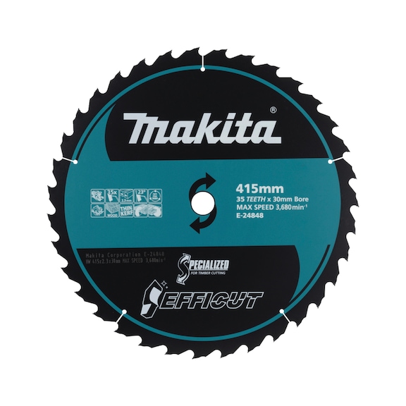 MAKITA EFFICUT circular saw blade Diameter 415 Bore 30 35 teeth E-24848 - EFFICUT saw blades