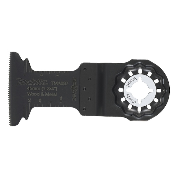 MAKITA Plunge Saw Blade TMA087 BiM 45 x 45 mm 20 TPI / 1.3 mm E-25448 - Plunge-cut saw blade for wood and metal