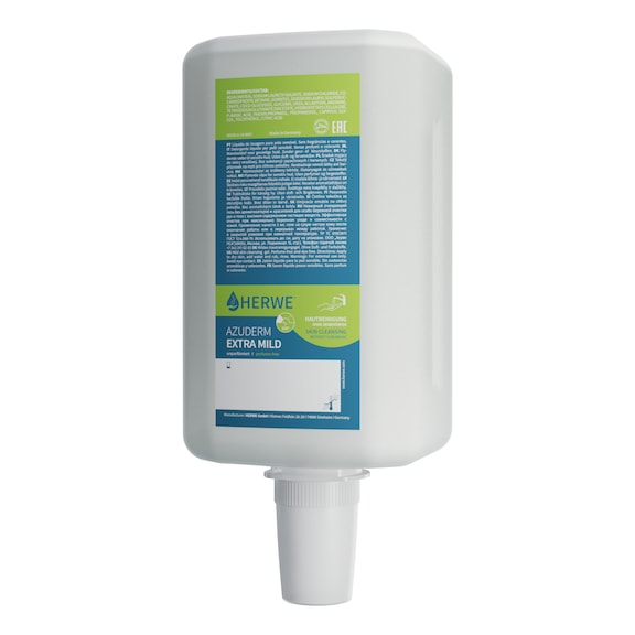 HERWE AZUDERM EXTRA MILD, Handreiniger, 2000 ml VIVA Flasche - AZUDERM EXTRA MILD