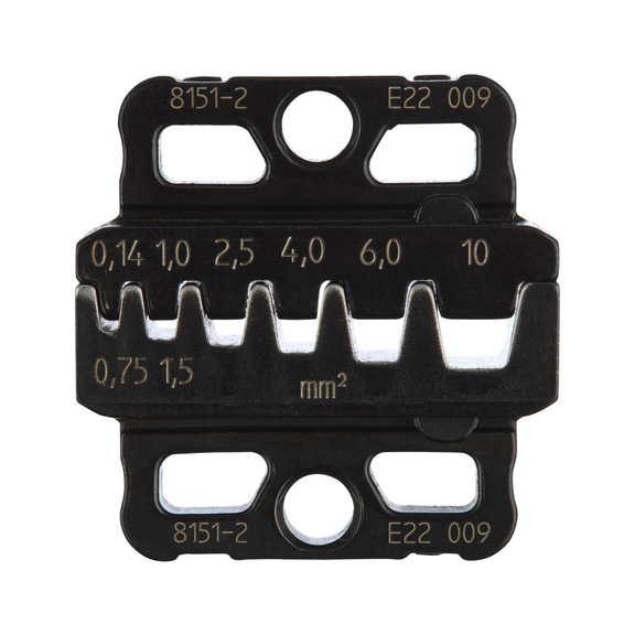 GEDORE Crimping die set for wire end ferrules, 2-piece 3420604 - Insert for crimping tool