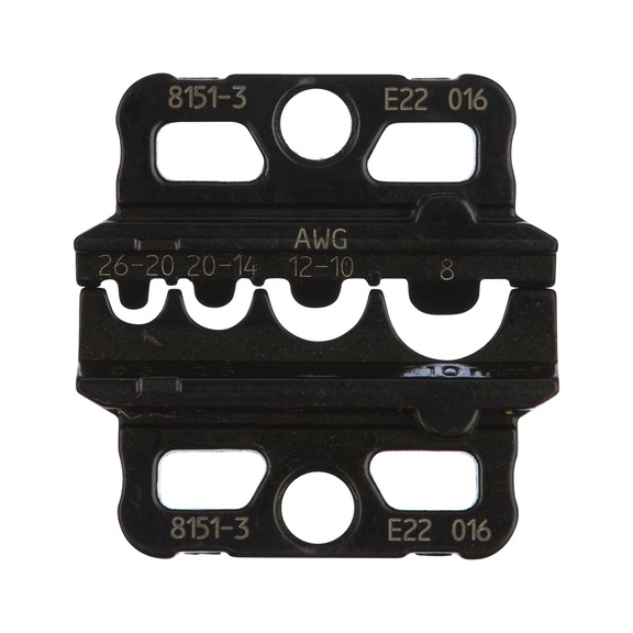 GEDORE Crimping die set with closed crimp sleeve, 2-piece 3420612 - Insert for crimping tool