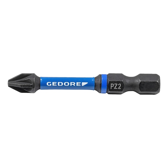 GEDORE Torsion bit set, Phillips PZ 2, length 50 mm, 2-piece, 3517519 - Bit set