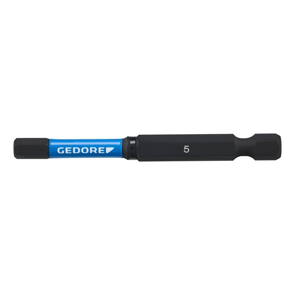 GEDORE Torsions-Bit-Satz Sechskant IN 5 L&auml;nge 70 mm 2-teilig 3517713 - Bit-Satz