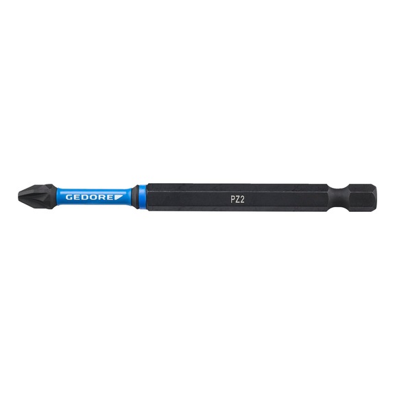 GEDORE Torsion bit set, Phillips PZ 1, length 90 mm, 2-piece, 3517764 - Bit set