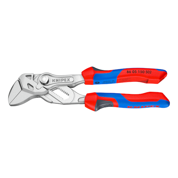 KNIPEX Zangenschl&uuml;ssel verchromt 150 mm Artikel 86 05 150 S02 - Zangenschl&uuml;ssel