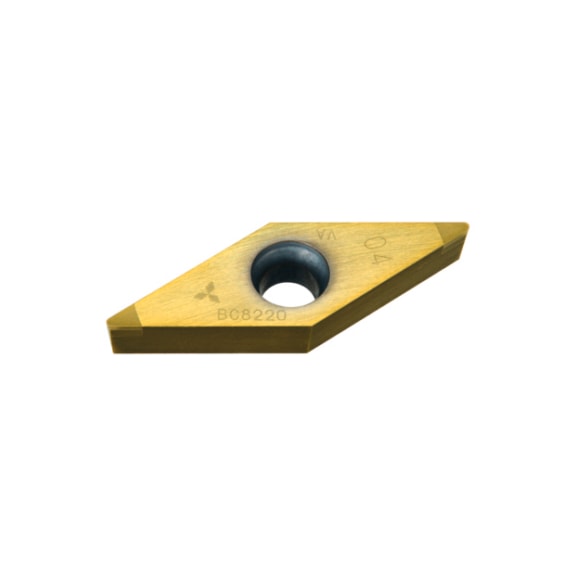 MITSUBISHI MATERIALS NP-VBGW110304GA2 MB8220 MITSUBISHI, WSP - Drehen, CBN positiv - VBGW, Wendeschneidplatte, CBN, positiv